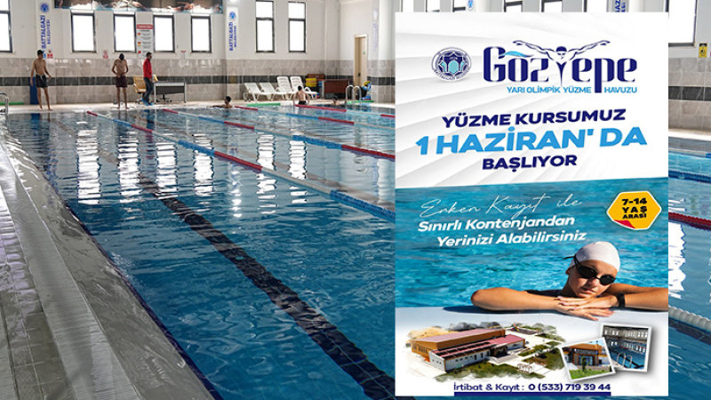 Battalgazi'de 7-14 Yaş, Yüzme Kursları 1 Haziran’da Başlıyor