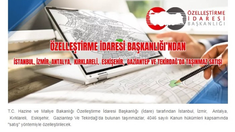 Özelleştirme İdaresi Başkanlığı'ndan Yatırımcılara Duyuru