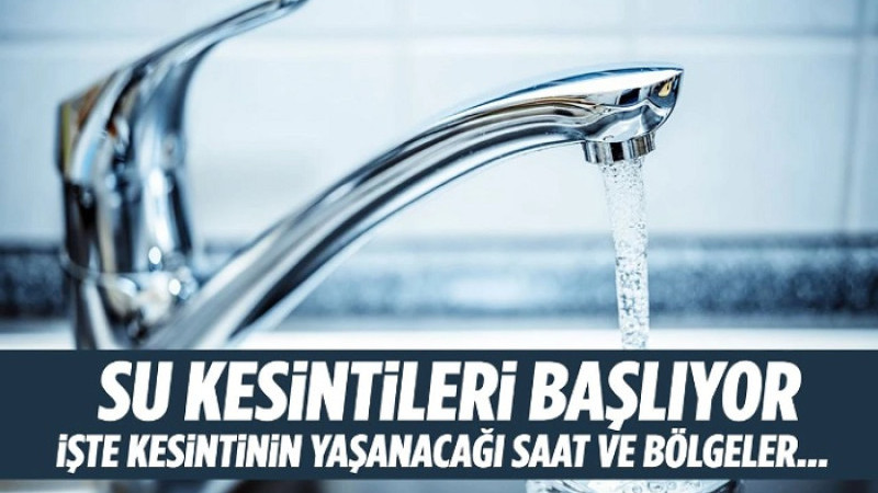 Battalgazi'de 7 Mahallede 12 Ağustos Salı Günü Su Kesintisi Yapılacak