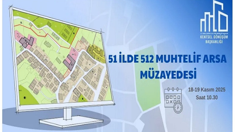 Kentsel Dönüşüm Başkanlığı Malatya Dahil 51 İlde 512 Adet Arsa Satacak