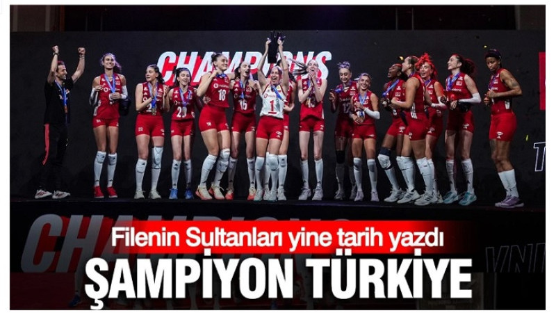 Filenin Sultanları Yine Tarih Yazdı: Milletler Liginde Şampiyon Türkiye