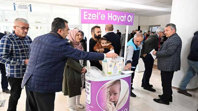 Başkan Bayram Taşkın’dan Ezel Bebek İçin Anlamlı Destek