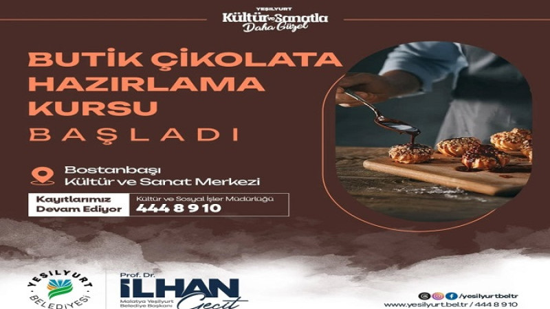 Yeşilyurt Belediyesi Yeni Meslek Edindirme Kursları Açtı