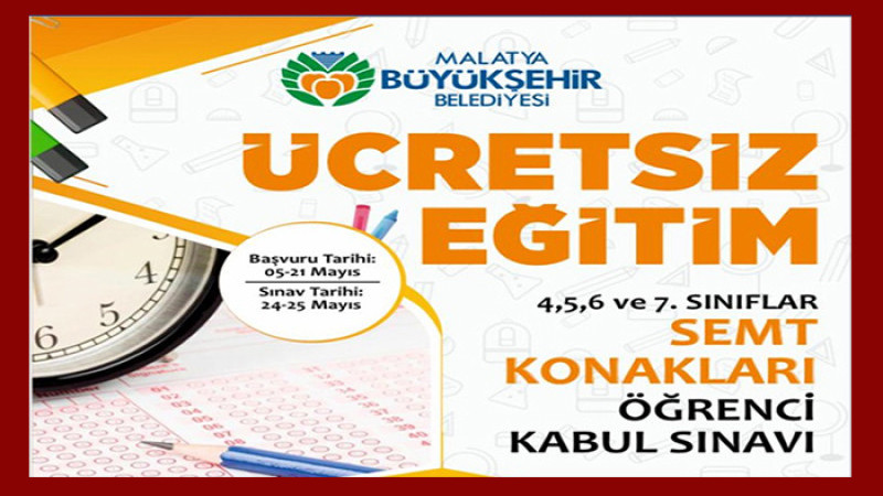 2025-2026 Eğitim Yılı Öğrenci Seçme Sınavı Başvuruları Başladı