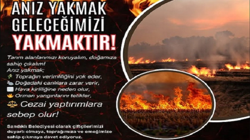 Malatya Geneli Hasat Sonrası Anız Yakmak Valilik Kararıyla Yasaklandı