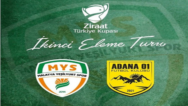  Malaya Yeşilyurtspor  Kupada 2. Tur'da  Adana 01 FK İle Eşleşti