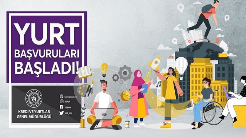 Kredi ve Yurtlar Kurumu Yurt Başvuru Ekranı Açıldı! 