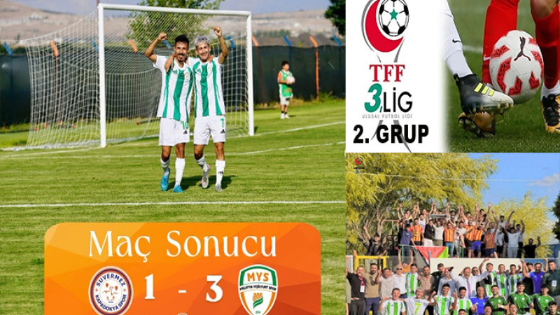 Malatya Yeşilyurtspor  TFF 3. Lig 2. Grup’ta Sezona Galibiyetle Başladı