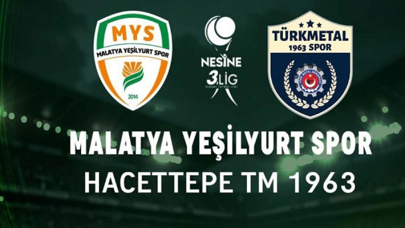 Malatya Yeşilyurtspor - Türk Metal 1963 Spor
