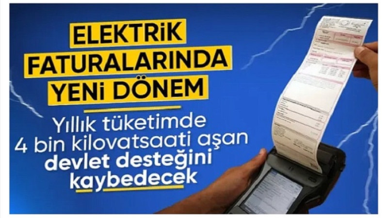 Faturalarda Yeni Dönem: 2,5 Milyon Abone Elektrik Desteğini Kaybedecek
