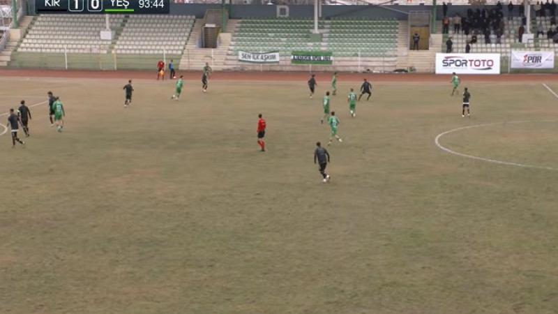 Kırşehir Futbol Kulübü  1  -  0   Malatya Yeşilyurtspor