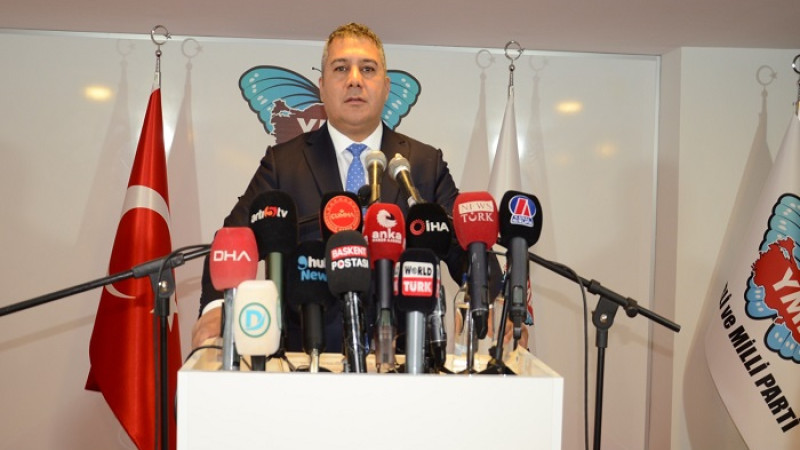 Yerli ve Milli Parti lider Teoman Mutlu;  Dem Parti ve CHP'ye Yüklendi