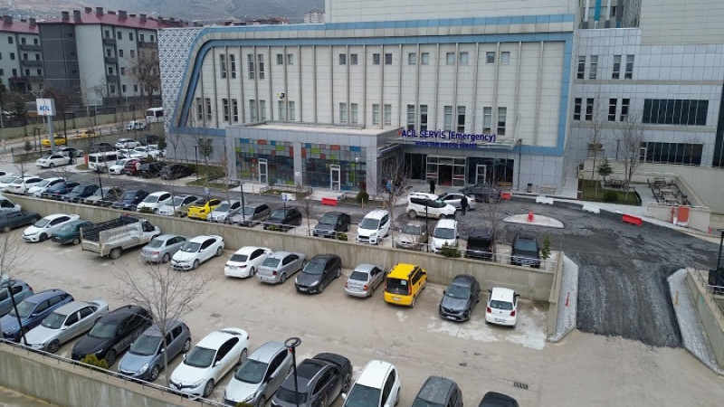 Battalgazi Devlet Hastanesi Otoparkında Yenileme Çalışmasını Tamamladı