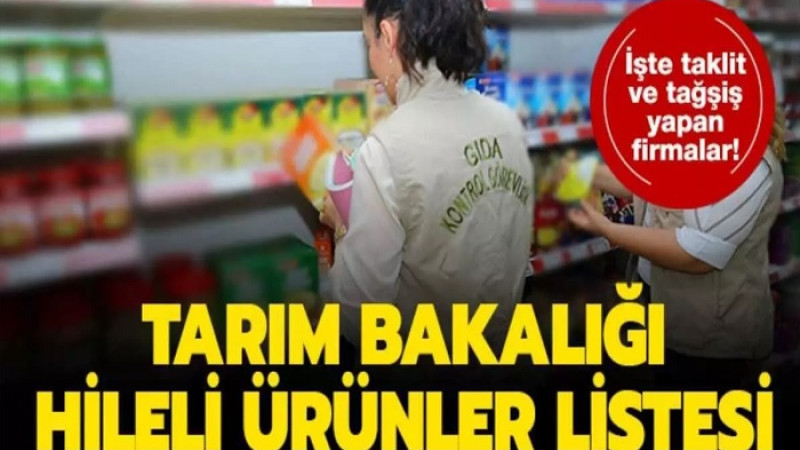 Tarım Bakanlığı 12 Mart'ta Yeni Hileli Ürünler Listesini Açıkladı