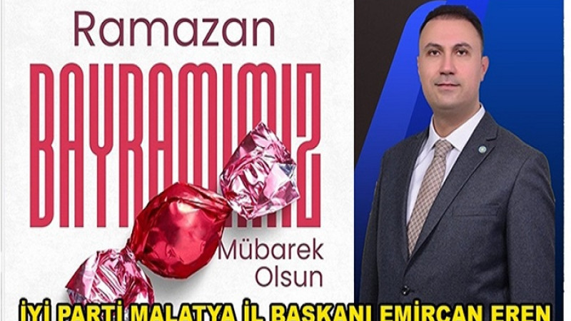 Başkan Emircan Eren,  Bayramınız Mübarek Olsun
