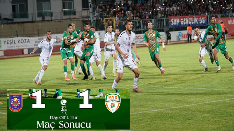 Yeşilyurtspor Deplasmanda Silifke İle 1-1  Kalarak Tur Atladı
