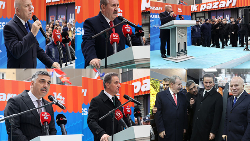 Erzurum'da Halk Pazarı’nın 14. Şubesi Mumcu’da Açıldı