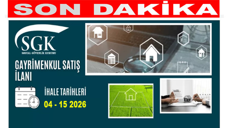 SGK Yeşilyurt'ta 5 Taşınmazı İhale Yoluyla Satacak