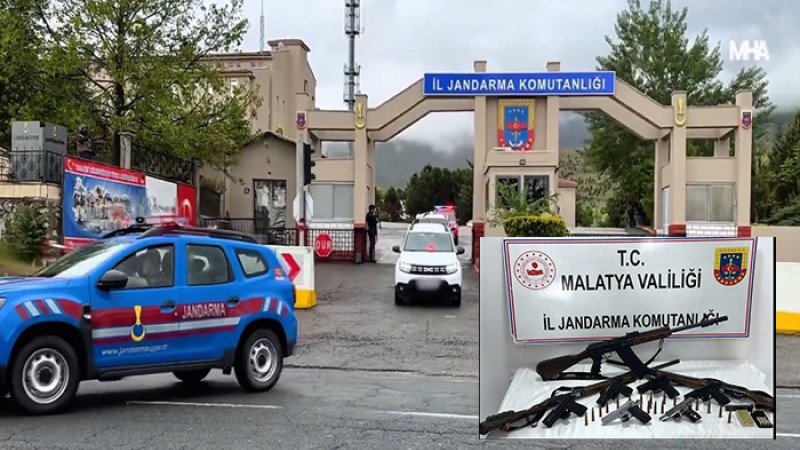 Doğanşehir’de Çok Sayıda Kaçak Silah Ele Geçirildi