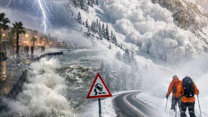 Meteoroloji Uyardı: Doğu'da Kar, Sağanak ve Fırtına Geri Dönüyor!