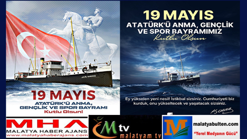 19 Mayıs Atatürk’ü Anma, Gençlik ve Spor Bayramı Kutlu Olsun