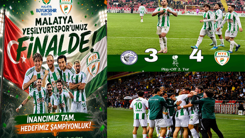 Yeşilyurtspor Erciyes'i  Deplasmanda 4-3 Yenerek Finale Yükseldi