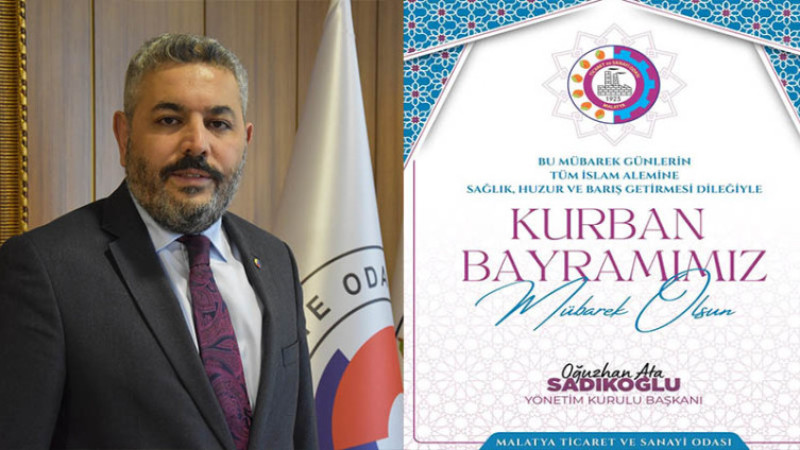 Başkan Sadıkoğlu, Kurban Bayramınız Mübarek Olsun