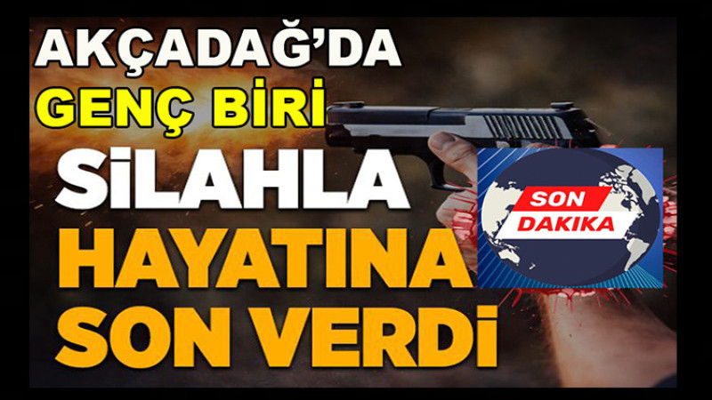 Akçadağ Keklikpınar'da 19 Yaşındaki Genç Silahla Hayatına Son Verdi