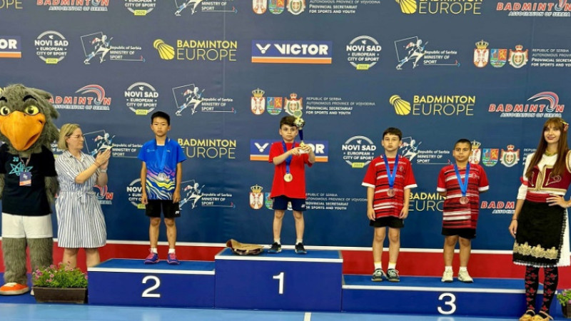 Malatya'lı Milli Badmintoncu  Kerem Eren, Sırbistan’da Şampiyon Oldu
