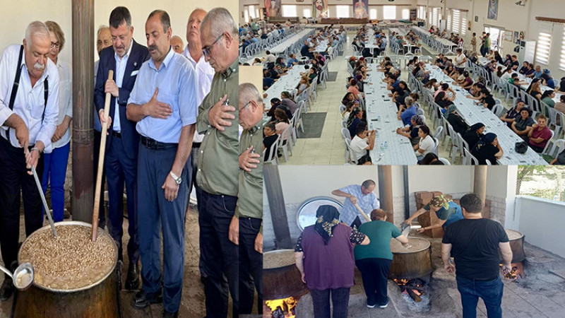 Engüzek Cem ve Kültür Evi’nde Bin Kişilik Aşure Lokması
