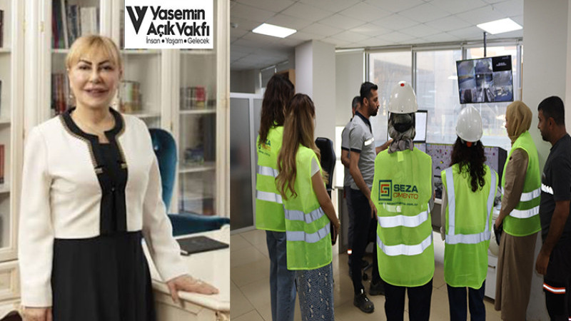 Yasemin Açık Vakfı Bursiyerleri Seza Çimento’da Staja Başladı