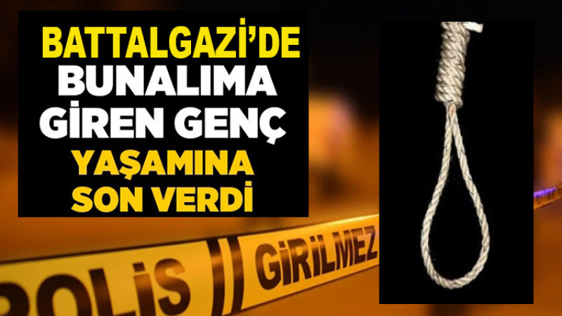 Battalgazi Alacakapı'da Bunalıma Giren Genç Hayatına Son Verdi