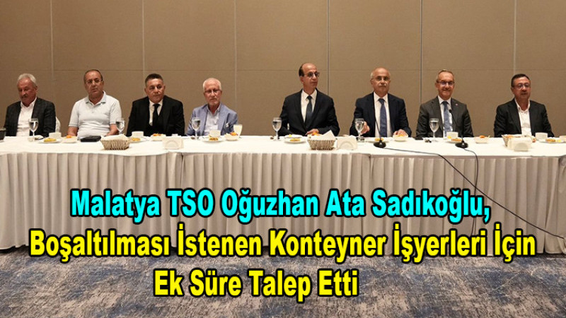 Başkan Sadıkoğlu, Konteynerdeki İşletmelerin Sesi Oldu